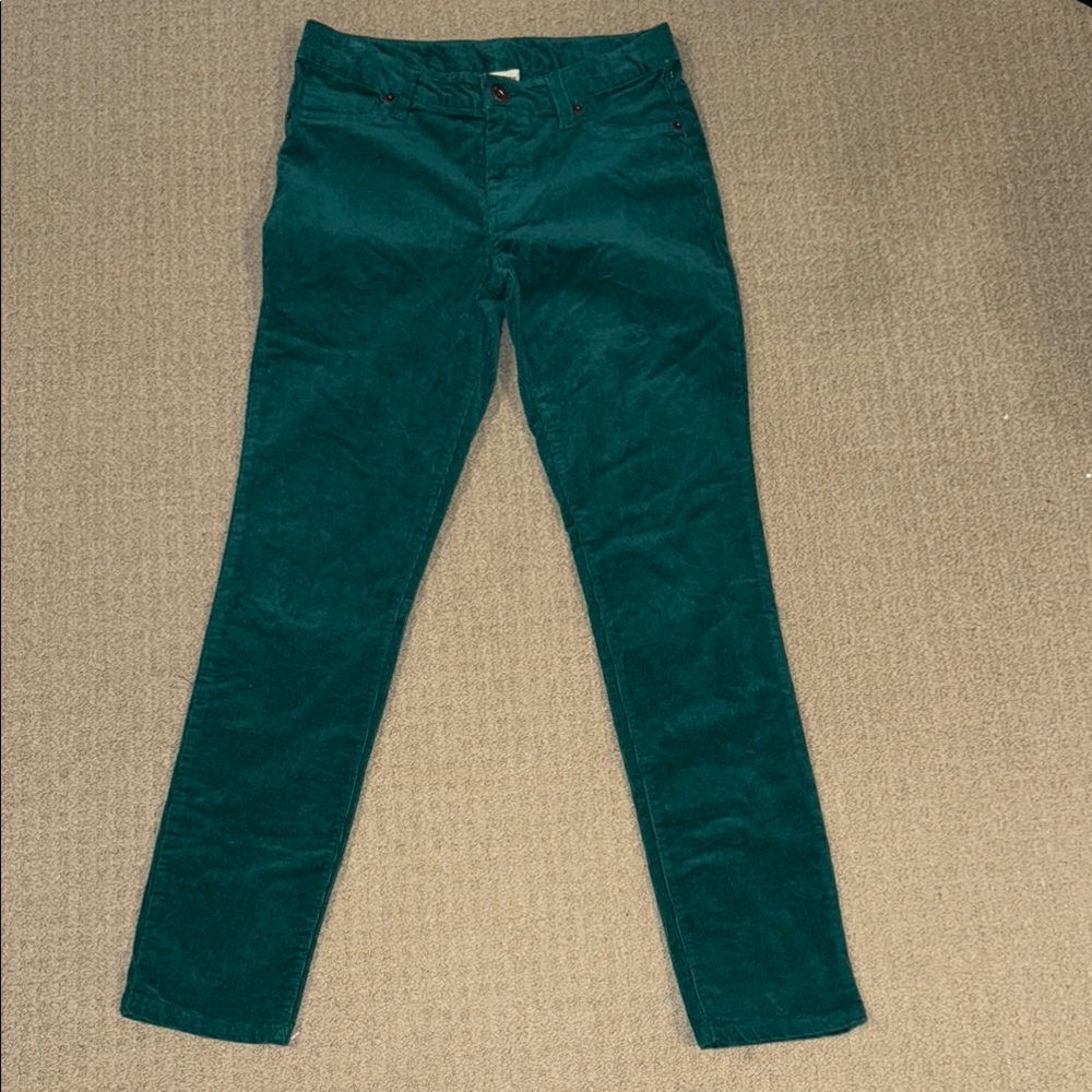 Cherokee Green Skinny Jeans with Textured Finish